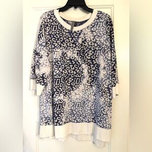HoneyMe Leopard 3/4 sleeve top